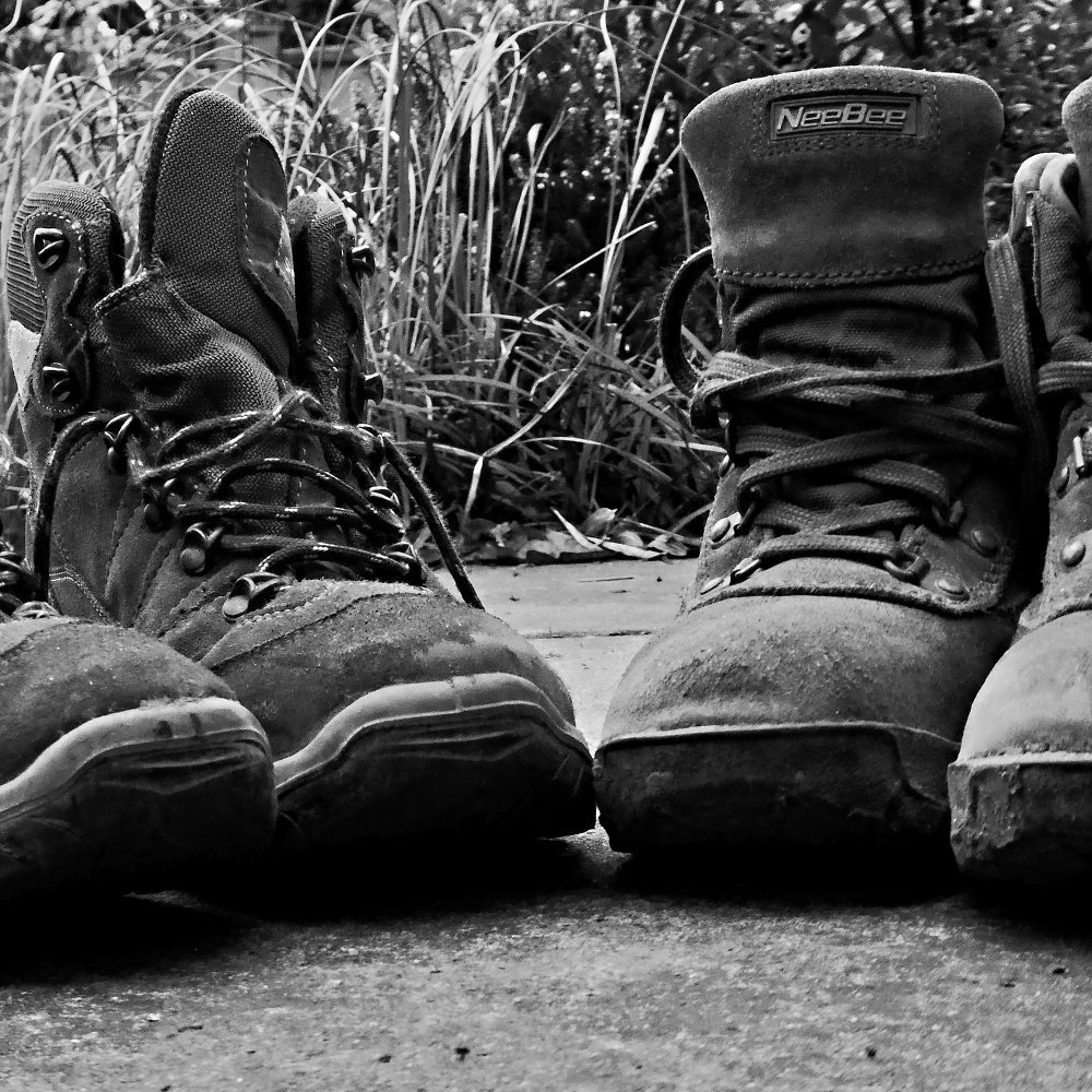 Two pairs of walking boots